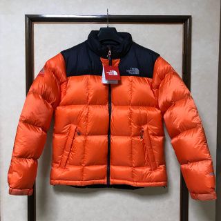 ザノースフェイス(THE NORTH FACE)の新品 ノースフェイス 800フィル サミット ダウンジャケット オレンジ L(ダウンジャケット)