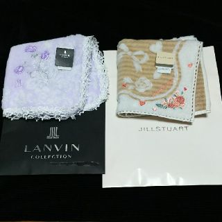 ジルスチュアート(JILLSTUART)のハンドタオル 値下げしました。LANVIN JILSTUART(ハンカチ)