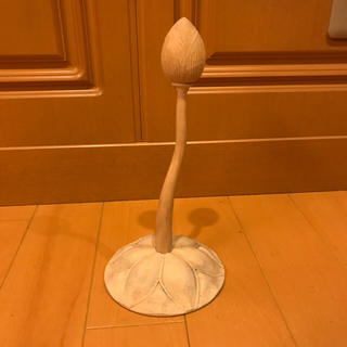 蓮の木彫り オブジェ(彫刻/オブジェ)