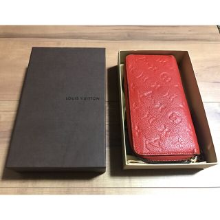 ルイヴィトン(LOUIS VUITTON)のLOUIS VUITTONジッピーウォレットオレンジ(財布)