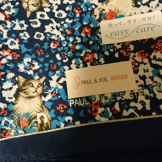 ポール&ジョーシスター(PAUL & JOE SISTER)のポール&ジョー猫柄ハンカチ(ハンカチ)