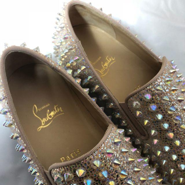 Christian Louboutin(クリスチャンルブタン)の正規品◆クリスチャンルブタン ローラーボート スタッズ スニーカー 38 レディースの靴/シューズ(スニーカー)の商品写真