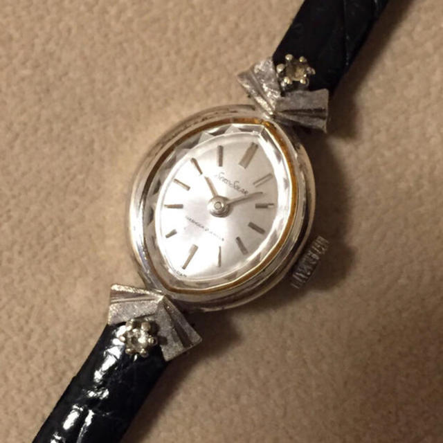 SEIKO(セイコー)のSEIKO セイコーアンティーク 手巻き ストーン付き レディースのファッション小物(腕時計)の商品写真