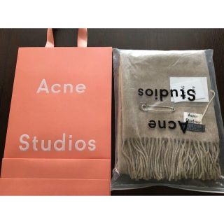 アクネ(ACNE)の【緊急再入荷】 アクネ　ストール　TaupeMelange　ﾄープ色(ストール/パシュミナ)