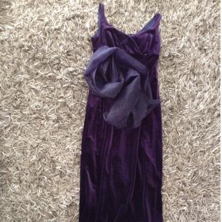 紫のロングドレス☆シフォンショール付(その他ドレス)