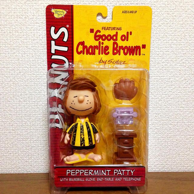 PEANUTS(ピーナッツ)のペパーミントパティ フィギュア プレイングマンティス スヌーピー エンタメ/ホビーのフィギュア(アメコミ)の商品写真