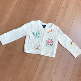 ベビーギャップ(babyGAP)のbaby gap刺繍カーディガン＊完売品◡̈⃝⋆*(カーディガン/ボレロ)