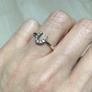 ete ホースシュー k18 リング-