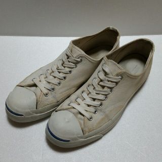 コンバース(CONVERSE)のUSA製 70's ジャックパーセル BFグッドリッチ コンバース　白(スニーカー)