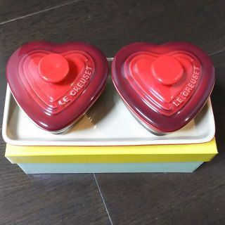 ルクルーゼ(LE CREUSET)の【送料込】ルクルーゼ   プチラムカンダムール(チェリーレッド)(食器)