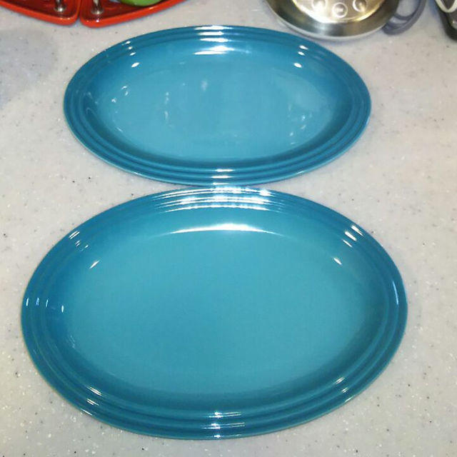 LE CREUSET - 【もも様専用】ルクルーゼ オーバルプレート2枚 LE CREUSET - 【もも様専用】ルクルーゼ オーバルプレート2枚