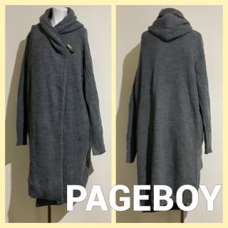 ページボーイ(PAGEBOY)のPAGEBOY ニット ガウン コート(ニットコート)