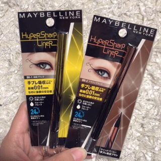 メイベリン(MAYBELLINE)の(新品) MAYBELLINE 人気 ハイパーシャープライナー(アイライナー)