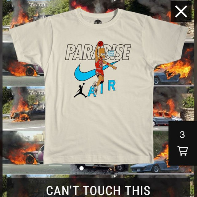 PARADISE3 can't touch this  T ジョーダン nike