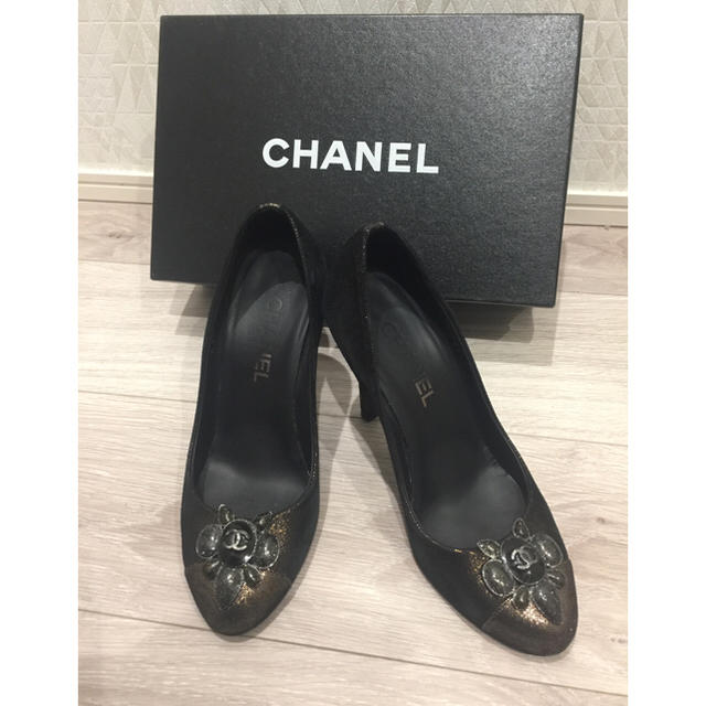 CHANEL(シャネル)のシャネル ココマックハイヒール 37.5 レディースの靴/シューズ(ハイヒール/パンプス)の商品写真