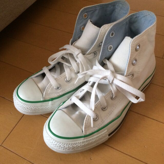 CONVERSE(コンバース)のハイカット ホワイト スニーカー レディースの靴/シューズ(スニーカー)の商品写真