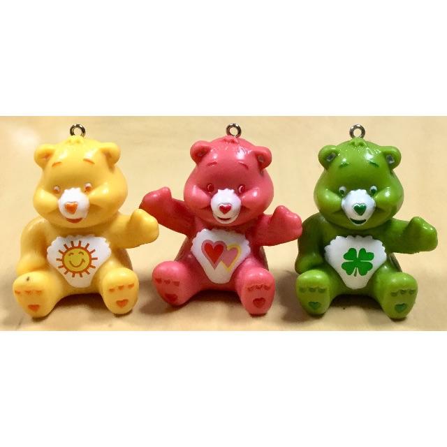 CareBears(ケアベア)のケアベア☆新品☆フィギュア☆3体セット☆チャーム☆キーホルダー☆スマート☆④ エンタメ/ホビーのおもちゃ/ぬいぐるみ(キャラクターグッズ)の商品写真