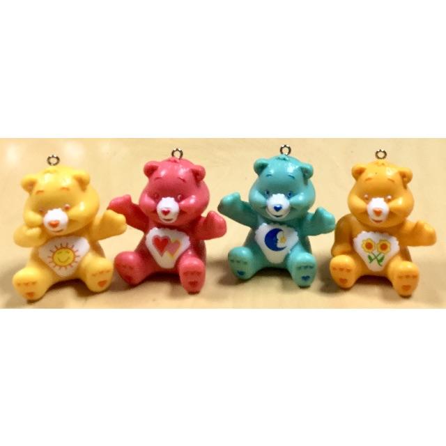 CareBears(ケアベア)のケアベア☆新品☆フィギュア☆4体セット☆チャーム☆キーホルダー☆ストラップ☆② エンタメ/ホビーのおもちゃ/ぬいぐるみ(キャラクターグッズ)の商品写真