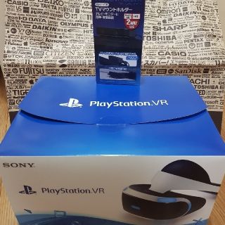 プレイステーションヴィーアール(PlayStation VR)のPS VR CUHJ-16000+PSカメラ(初期型)+PSカメラマウントホルダ(家庭用ゲーム機本体)