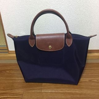 ロンシャン(LONGCHAMP)のロンシャン プリアージュ 紫 S 中古(トートバッグ)