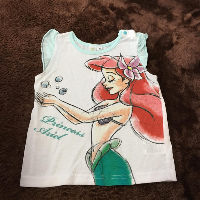 Disney(ディズニー)の女児セットアップ キッズ/ベビー/マタニティのキッズ服女の子用(90cm~)(Tシャツ/カットソー)の商品写真