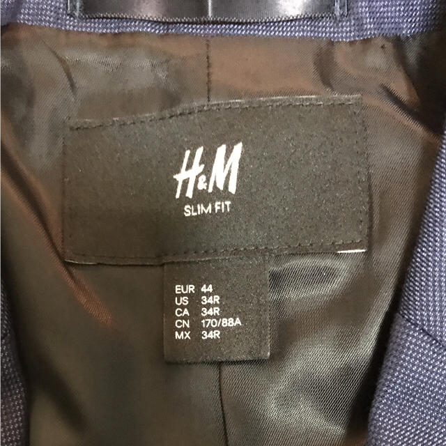 H&M(エイチアンドエム)の美品！ H&M ジャケット Sサイズ 試着のみ メンズのジャケット/アウター(テーラードジャケット)の商品写真