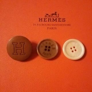 エルメス(Hermes)の☆tata様専用  エルメス ボタン ヘアアクセサリー ハンドメイド 美品(ヘアアクセサリー)