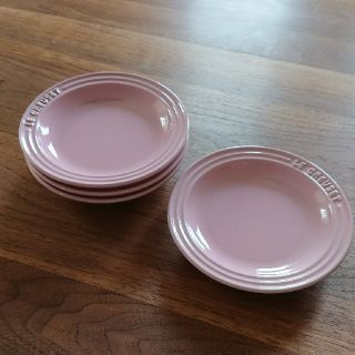 ルクルーゼ(LE CREUSET)のル・クルーゼ  サテンピンク 15cm4枚セット(食器)