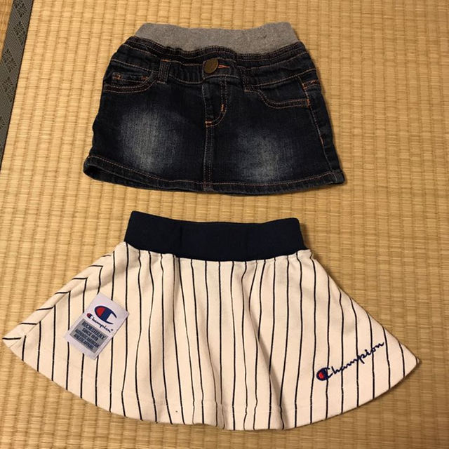 Champion(チャンピオン)の100サイズ  スカートセット キッズ/ベビー/マタニティのキッズ服女の子用(90cm~)(スカート)の商品写真