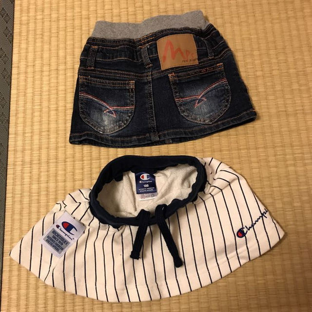 Champion(チャンピオン)の100サイズ  スカートセット キッズ/ベビー/マタニティのキッズ服女の子用(90cm~)(スカート)の商品写真