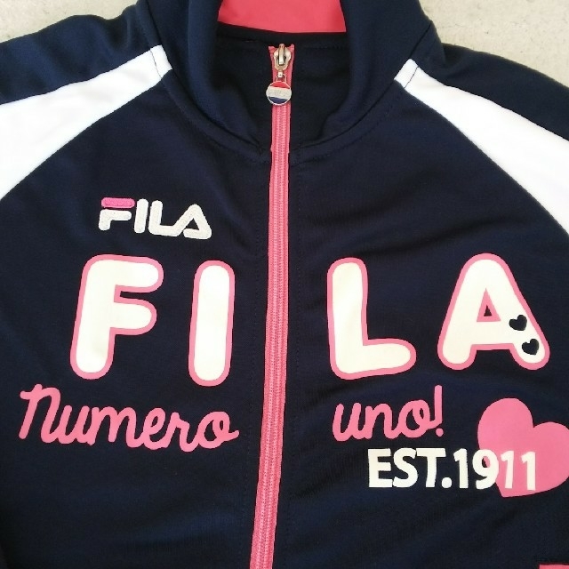 FILA(フィラ)の美品！FILA  ジャージ上下  150 キッズ/ベビー/マタニティのキッズ服女の子用(90cm~)(その他)の商品写真