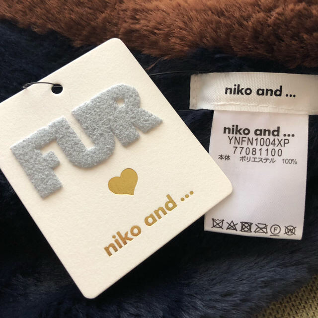 niko and...(ニコアンド)の【未使用】niko and…  やわらかマフラー レディースのファッション小物(マフラー/ショール)の商品写真
