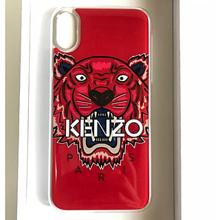 ケンゾー(KENZO)の【新品】★KENZO ケンゾー☆ タイガー レッド iPhone X ケース (iPhoneケース)