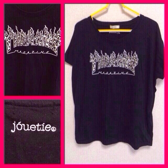 jouetie(ジュエティ)の値下げjouetie✖️THRASHER レディースのトップス(Tシャツ(半袖/袖なし))の商品写真