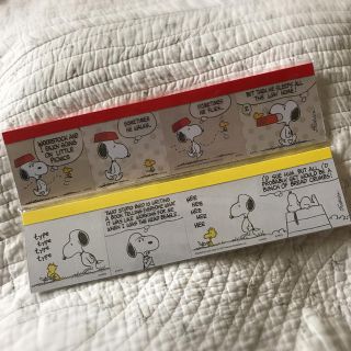 ピーナッツ(PEANUTS)のSNOOPY 4コマふせん(ノート/メモ帳/ふせん)