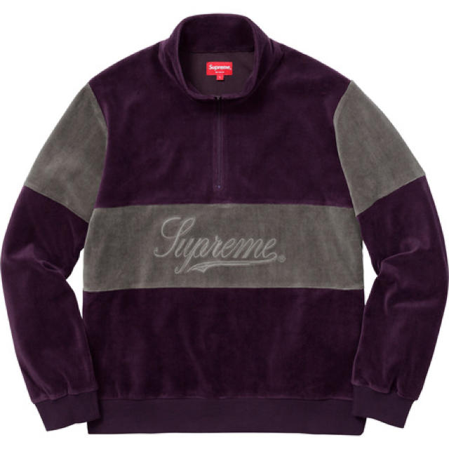 supreme velour harf zip pulloverのサムネイル