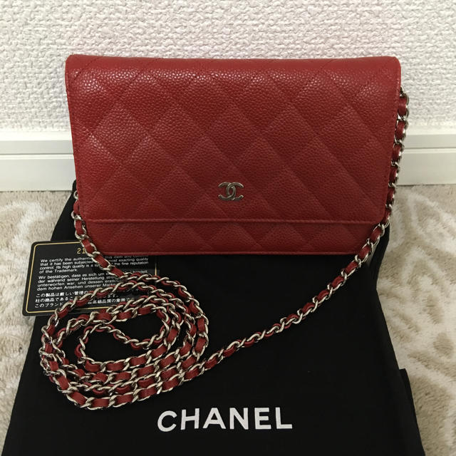 CHANEL(シャネル)のheyuting様お取り置き。シャネルキャビアスキンチェーンウォレット  メンズのファッション小物(ウォレットチェーン)の商品写真