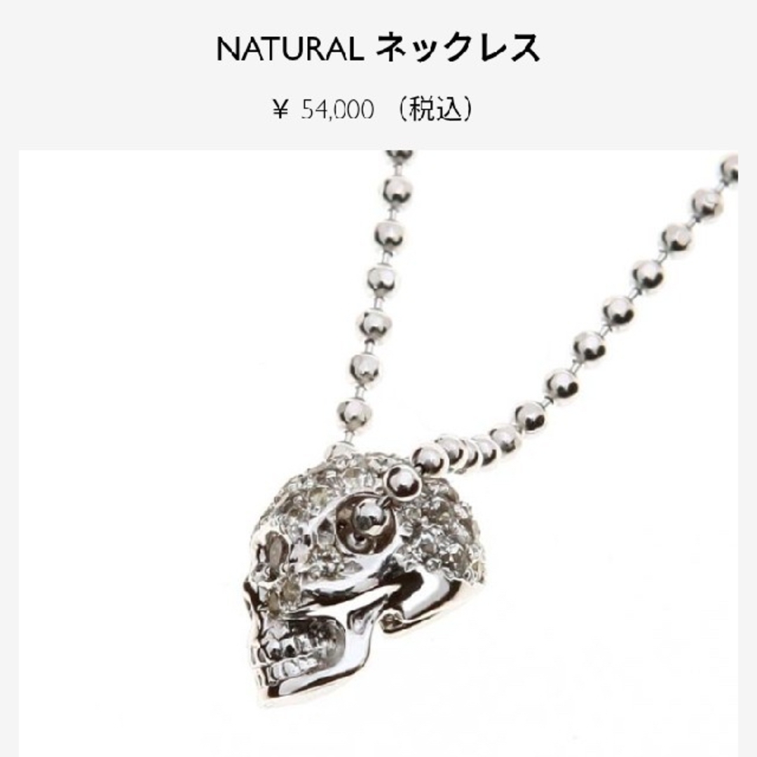 Justin Davis(ジャスティンデイビス)のJustin Davis naturalネックレス 美品 メンズのアクセサリー(ネックレス)の商品写真