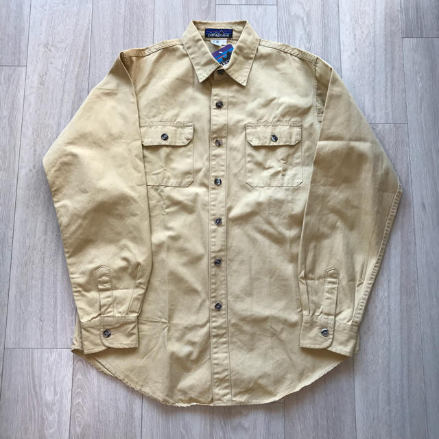 【デッドストック】パタゴニア ダックシャツ 80年代 デカタグ