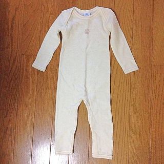 プチバトー(PETIT BATEAU)の超美品 プチバトー ウール肌着(パジャマ)