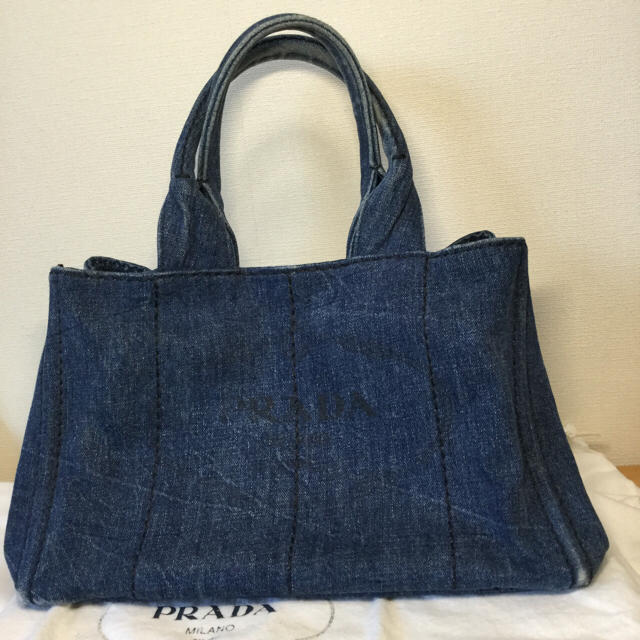 PRADA】カナパデニムMサイズ☆本日お値下げ‼️ 【メール便送料無料対応