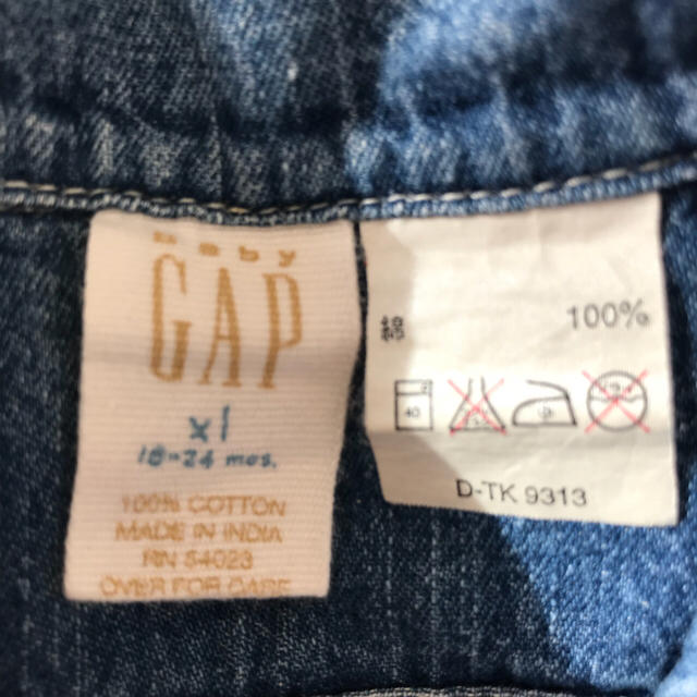 babyGAP(ベビーギャップ)のbabyGAP＊デニムシャツ キッズ/ベビー/マタニティのキッズ服男の子用(90cm~)(その他)の商品写真