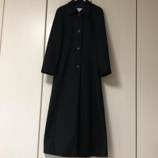 ペニーブラック(PENNY BLACK)の美品 ペニーブラック ロングコート 黒 38(ロングコート)