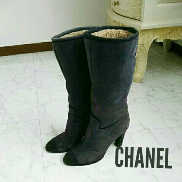 CHANEL/シャネル ムートンブーツ 36.5