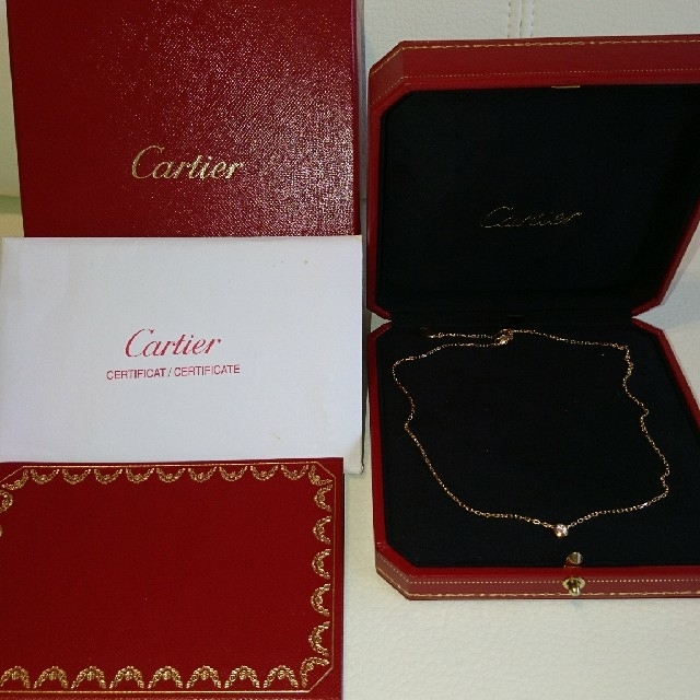 Cartier(カルティエ)のマ5マ5様専用☆カルティエ ディアマンレジェSM ピンクゴールドネックレス☆ レディースのアクセサリー(ネックレス)の商品写真