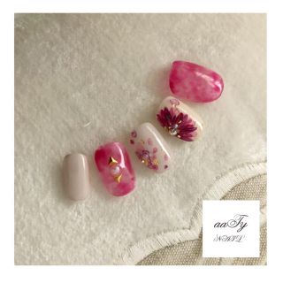 no.01 nail tip 〈 ダリア 〉