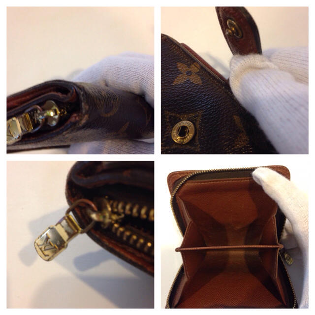 LOUIS VUITTON(ルイヴィトン)の48 ヴィトン M61667 モノグラム コンパクトジップ 財布  レディースのファッション小物(財布)の商品写真