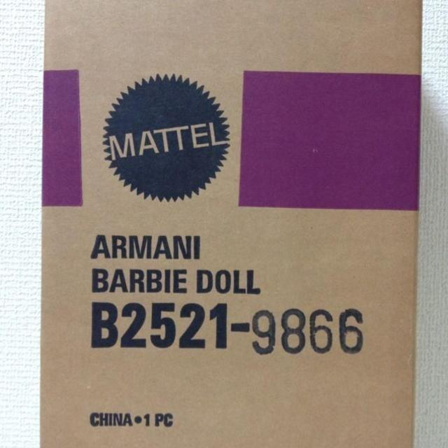 Barbie(バービー)の再値下げ！ARMANI BARBIE   エンタメ/ホビーのおもちゃ/ぬいぐるみ(ぬいぐるみ)の商品写真