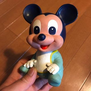 レトロ ディズニー ミッキー フィギュア(置物)