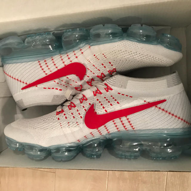 NIKE - NIKE ヴェイパーマックス 赤×白の通販 by kkk's shop NIKE - NIKE ヴェイパーマックス 赤×白の通販 by kkk's shop